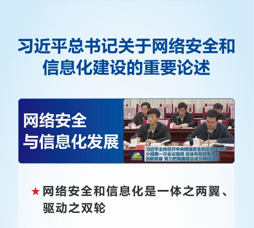 习近平总书记关于网络安全和信息化建设的重要论述（三）
