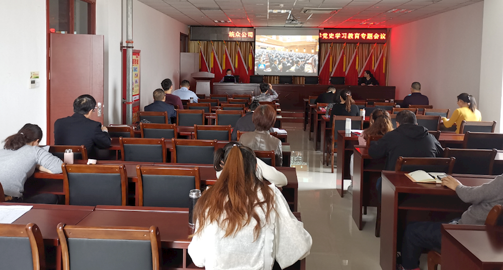 统众公司开展党史学习教育“热身”活动
