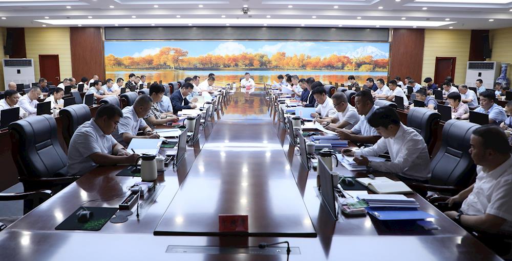 十二届师市党委常委会召开会议 传达学习贯彻习近平总书记重要讲话精神