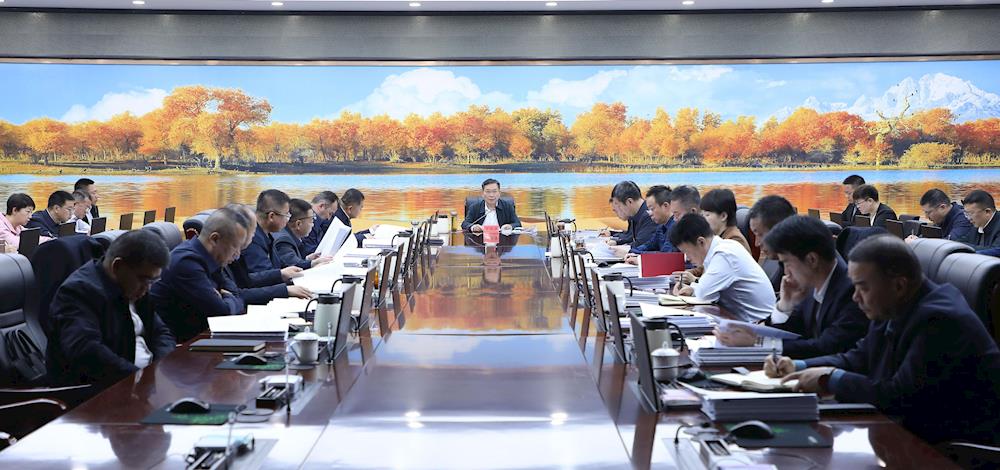 十二届师市党委常委会召开会议 传达学习贯彻习近平总书记重要讲话精神