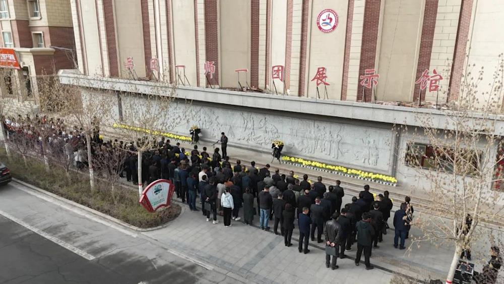 一团金银川镇开展清明节祭奠活动 缅怀革命先烈